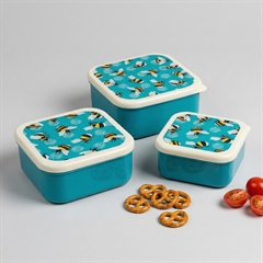 Rex London Snack Boxes. Sæt med 3 stk. Humlebi